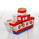 Barco de Cartão (6 canetas) - Image 4