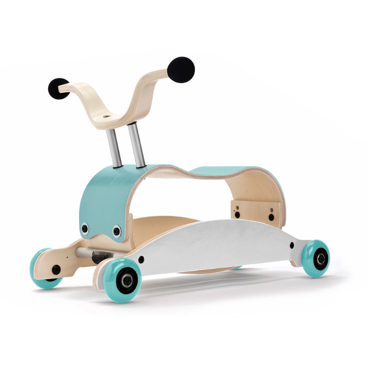 Mini-Flip Walker 3-em-1 | Aqua | Um Triciclo, Cavalinho e Andarilho - EhGoom
