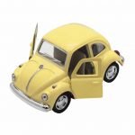Carrinho VW Beetle Clássico Amarelo