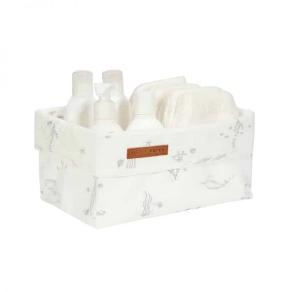 CEsto de Arrumação Ocean White da Little Dutch