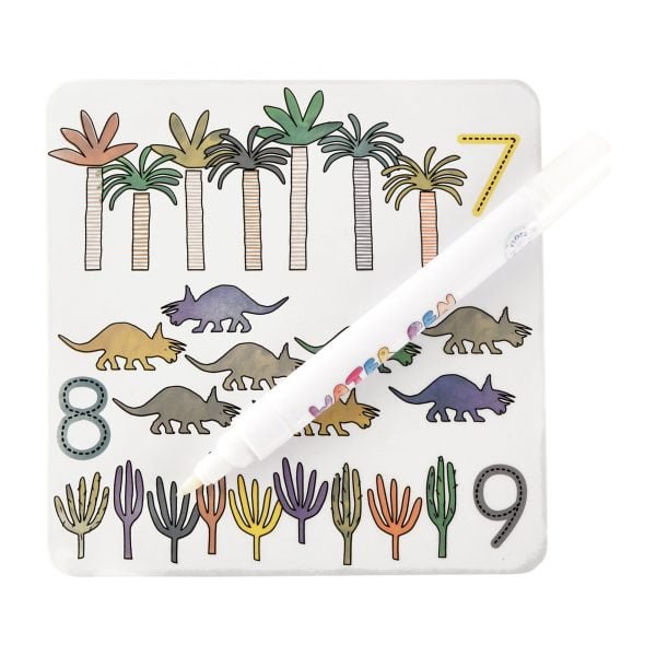 Cartões Mágicos Mudam de Cor com Água - Dinossauros | Floss & Rock - Image 3