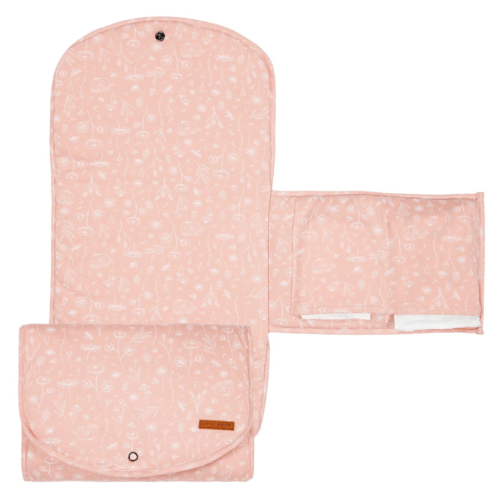 TE40221050 -Little-Dutch-Wild-Flowers-Reise-muda-fraldas-rosa-TE40221050-1 Muda Fraldas - Wild Flowers Pink - Image 1
