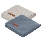 Swaddle 70 x 70 - Set de 2 (Pure Blue & Pure Grey)