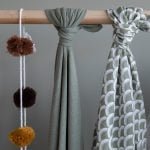 Swaddle 120 x 120 - Pure Olive - Image 2