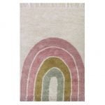 Tapete com Arco-Iris Rosa 130 × 90 cm
