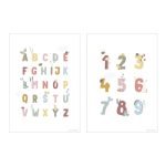 Poster A3 - Little Goose ABC - pink