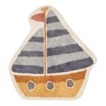 Tapete - Boat shape Blue 105x120cm