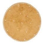 Tapete - Pure Ochre Dot round 110cm