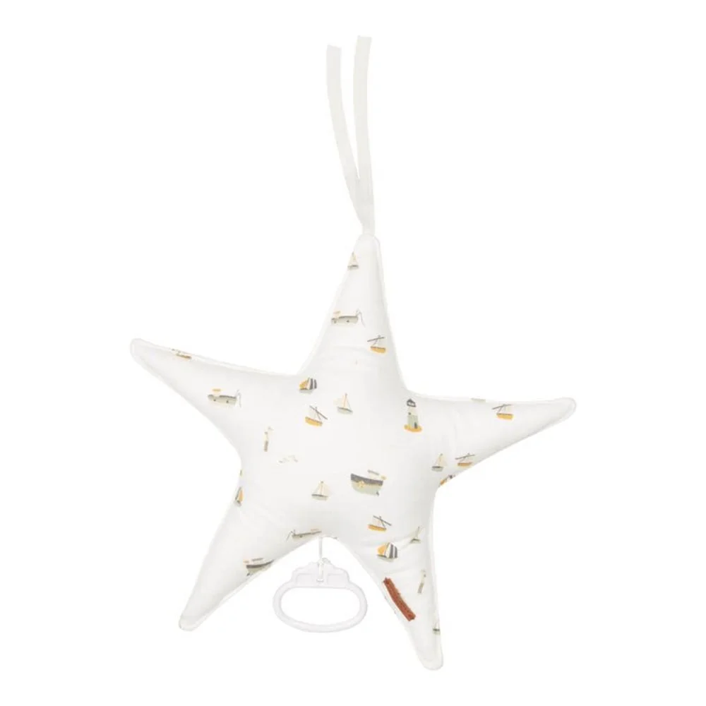 0014994_little-dutch-star-shaped-music-box-sailors-bay-white-sailors-bay-1_1000 Caixa de Música Estrela - Sailors Bay White - Image 1