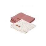 Swaddles 70 x 70 Pure Pink Blush / Flowers & Butterflies