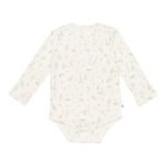 body manga comprida little goose branco