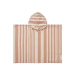 Poncho Roomie Riscas - Tuscany rose/sandy