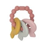 Mordedor de Silicone - Porta Chaves - Chaveiro Rosa