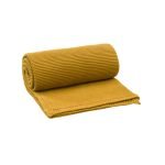 Manta em Malha - Mostarda