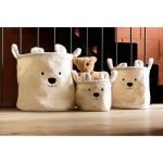 Cesto Teddy - Off White 25x20x20 - Image 3