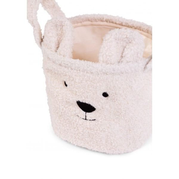 Cesto Teddy - Off White 25x20x20 - Image 4
