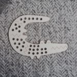 Tábua de Entrelaçar Média: George o Crocodilo - Image 6