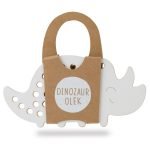 Tábua de Entrelaçar Média: Trixie o Dinossauro