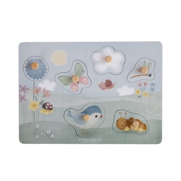 Puzzle de Encaixe Flowers & Butterflies