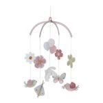 Mobile de Cartão - Flowers & Butterflies