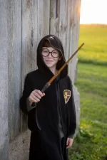 Disfarce de Aprendiz de Mágico Capa, Óculos e Varinha Mágica - Image 12