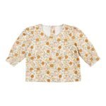 T-Shirt Manga Comprida | Vintage Little Flowers Print | Tecido Canelado - Image 2