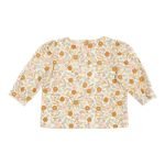 T-Shirt Manga Comprida | Vintage Little Flowers Print | Tecido Canelado - Image 3