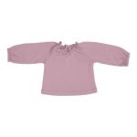 T-Shirt Manga Comprida | Vintage Little Flowers Mauve - Image 3