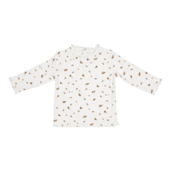 T-Shirt Manga Comprida | Vintage Little Flowers Blossom - Image 3