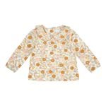 T-Shirt Manga Comprida | Vintage Little Flowers Print