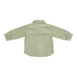 Camisa | Shirt Vintage Sunny Stripes Green | Tecido Canelado - Image 3
