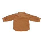 Camisa | Shirt Vintage Sunny Stripes Almond | Tecido Canelado - Image 3