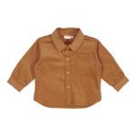 Camisa | Shirt Vintage Sunny Stripes Almond | Tecido Canelado