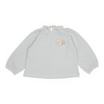 T-Shirt Manga Comprida | Vintage Little Flowers Green