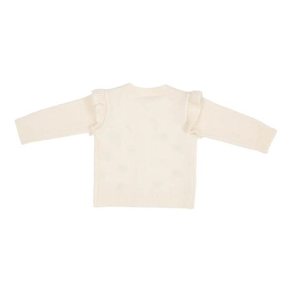 Casaco | Cardigan | Vintage Little flowers Soft White - Image 3
