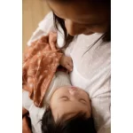 Swaddle 120 x 120 - wild flowers rust - Image 4