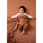 Swaddle 120 x 120 - wild flowers rust - Image 3