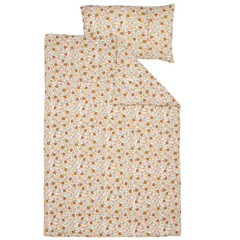 TE10302001-Cot-duvet-cover-Vintage-Little-Flowers.jpg Capa de Edredão para Berço | Duvet Cover Cot | Vintage Little Flowers - Image 1