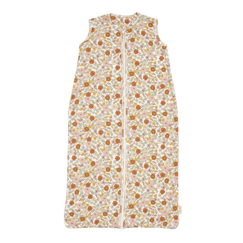 TE12402001-Cotton-summer-sleeping-bag-90-cm-Vintage-Little-Flowers.jpg Saco Cama de Verão Algodão 90 cm | Vintage Little Flowers - Image 1