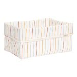 Cesto de Arrumação Grande | Vintage Sunny Stripes