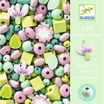 Folhas e Flores - Contas de Madeira - Image 3