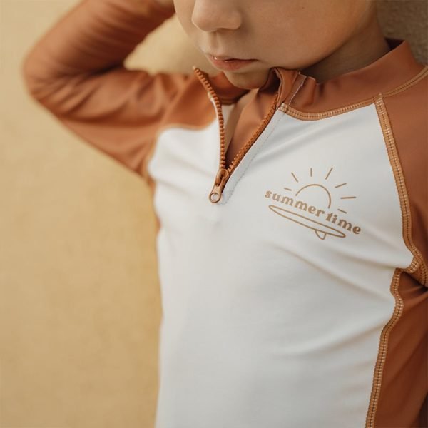 T-Shirt de Praia | Manga Curta | Vintage Sunny Stripes - Image 3