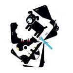 Cartões de Alto Contraste +3m