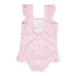 Fato de Banho com Folhos | Little Pink Flowers - Image 7