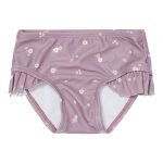 Cueca de Banho | Folhos |  Mauve Blossom