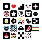 Cartões de Alto Contraste para Bebés +0m e +3m