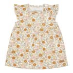 Vestido sem Mangas c/ Folhos | Vintage Little Flowers