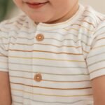 T-Shirt Manga Curta | Vintage Sunny Stripes - Image 2