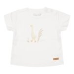 T-Shirt Manga Curta | Little Goose Walking White