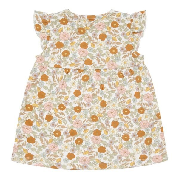 Vestido sem Mangas c/ Folhos | Vintage Little Flowers - Image 3